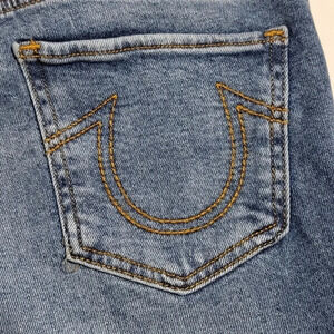 True Religion Stella Low Rise Skinny Med/Light Wash Wmns Sz 27 NWT #009